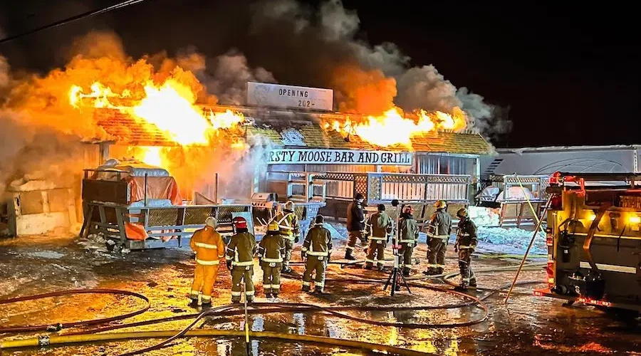 Thirsty Moose Burns to the Ground in Red Lake