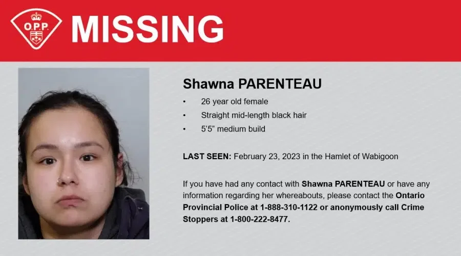 Missing 26-year-old last seen in Wabigoon; search underway