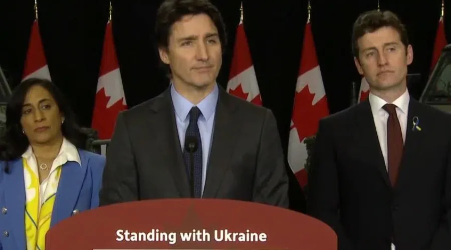 ukr-pm Trudeau Announces Further Support For Ukraine On Anniversary Of Invasion