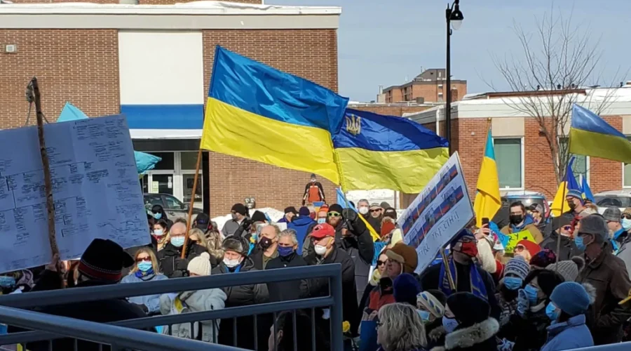 ukraine-rally-feb-2022 Ukraine marks 1 year since Russian invasion