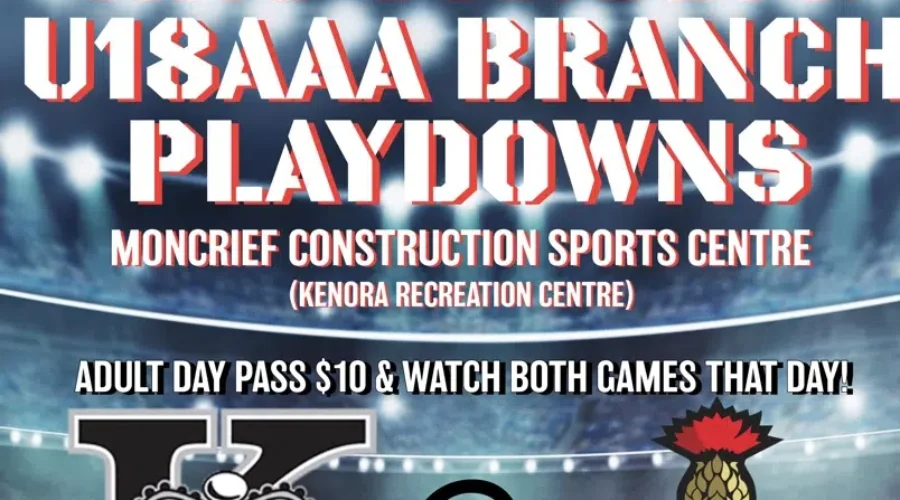 branch-playdowns Hockey Playdowns taking place in Kenora