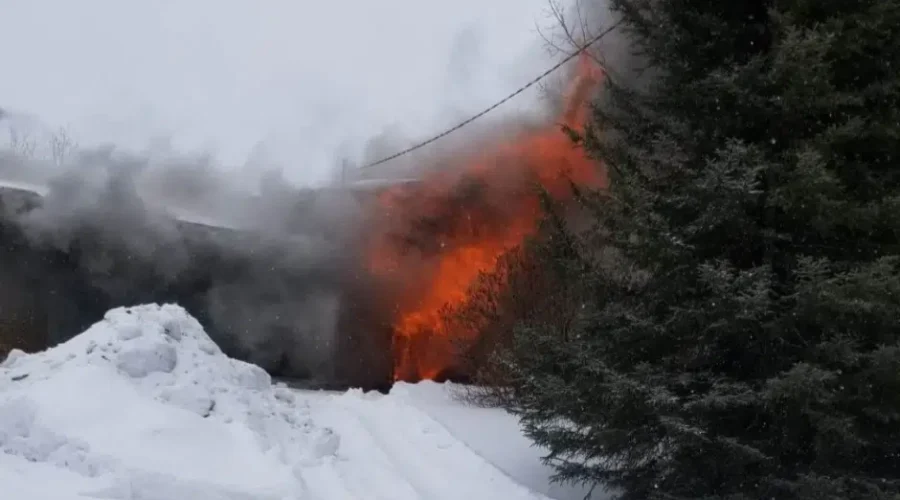dinorwic-house-fire-2 House fire near Dinorwic