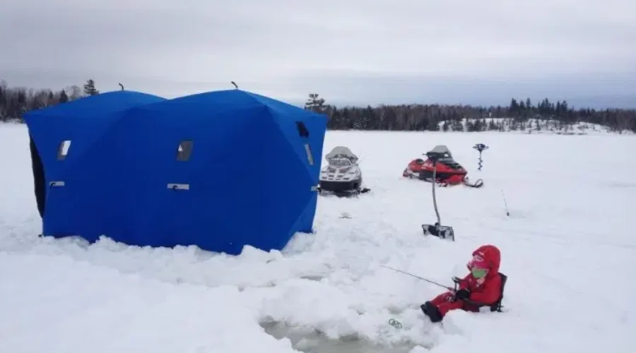 Walleye season ending on Winnipeg River, ice hut deadline coming