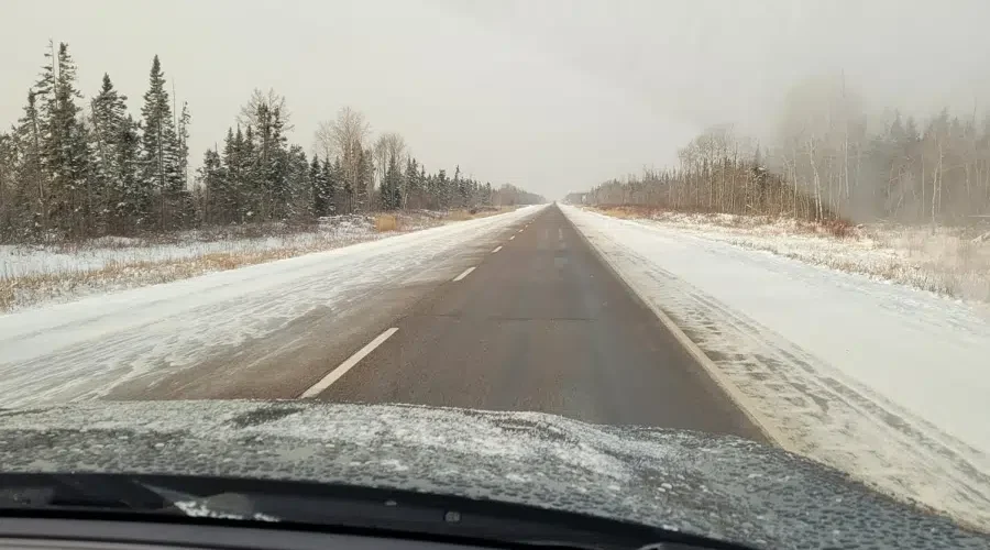 Snow causes highway closures in NWO