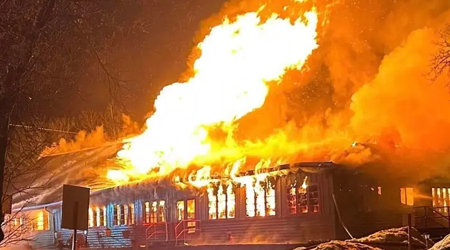 Overnight fire destroys Laclu Dance Hall