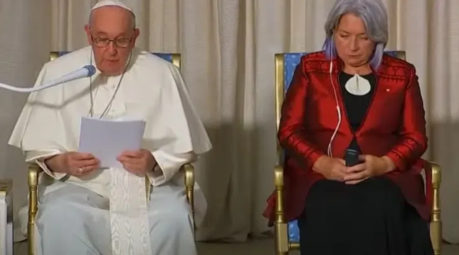 pope-francis-in-quebec-with-gg-july-2022-1 Doctrine of Discovery repudiation a ‘historic moment’