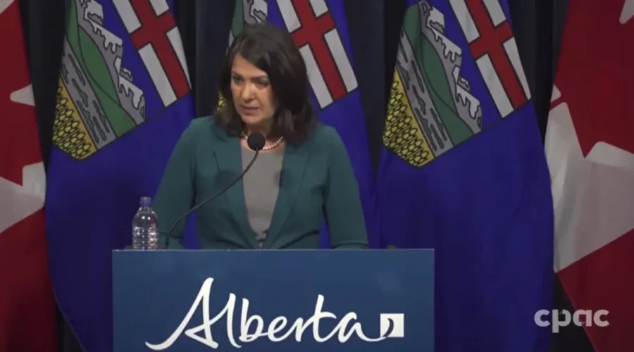danielle-smith-cpac Trudeau ‘deeply concerned’ Alberta considering withdrawing from CPP