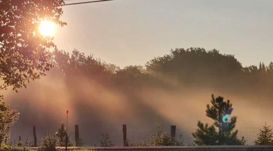 Sunrise After The Rain In Sioux Lookout