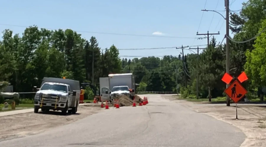 Gas line investigation complete