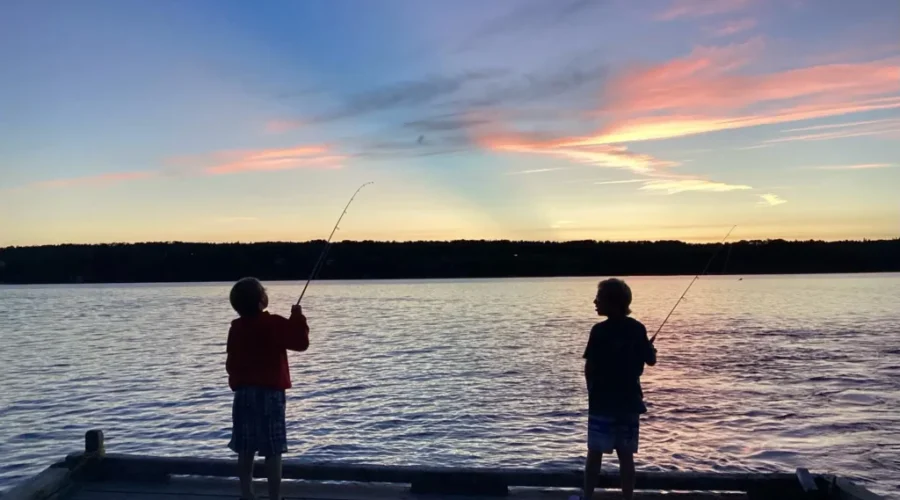 Fishing Off The Dock