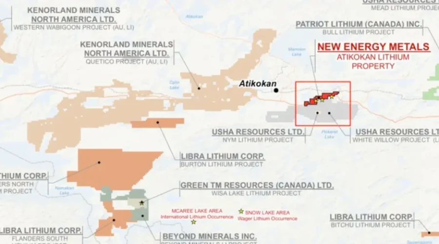 new-energy-lithium-map Early stages in search for lithium begins