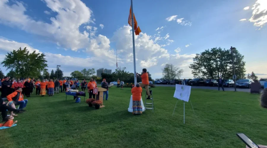 trc-flag-raising-tbay-scaled-1 New funding for residential school survivors