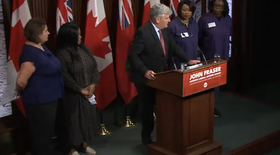 john-fraser-on-wsib-for-community-services-workers-sept-26-2023 Fraser continues to lobby for changes to WSIB
