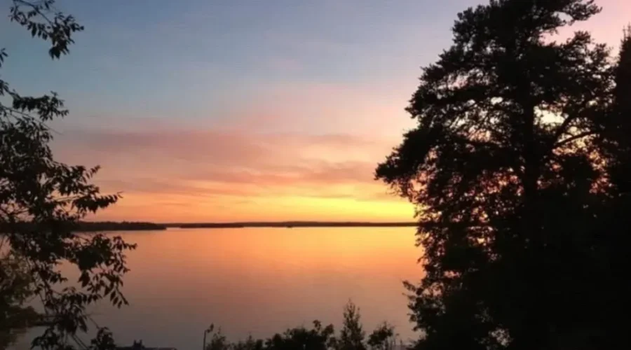 Sunset Over Wabigoon Lake