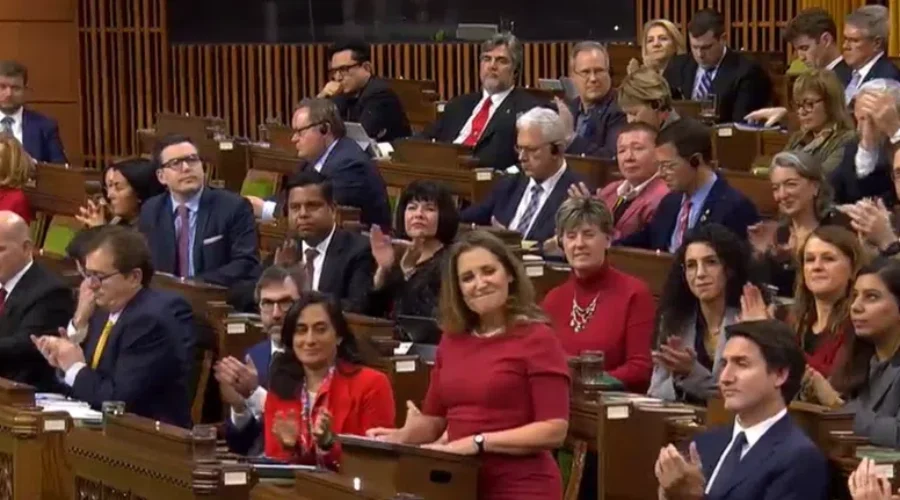 Freeland tables Fall Economic Statement