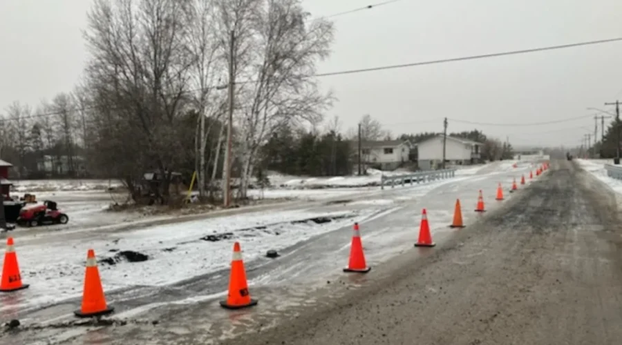 pine-street-damage-ignace-2-dec-27-2023 “Winter” weather damages roadway