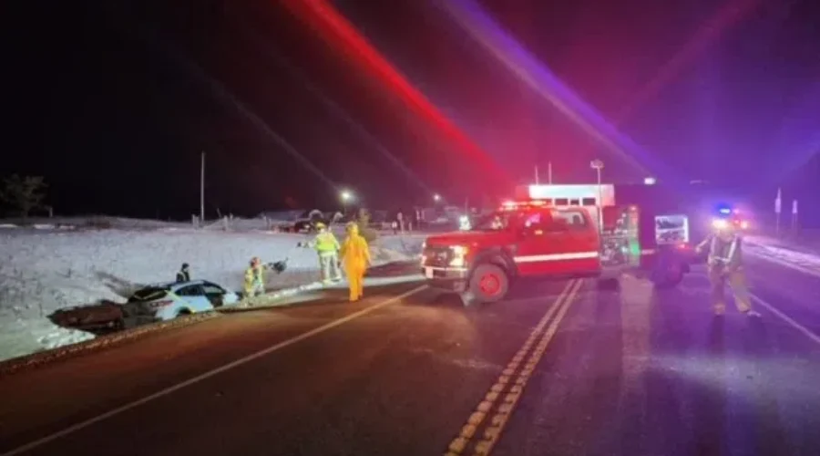 Highway collision under investigation