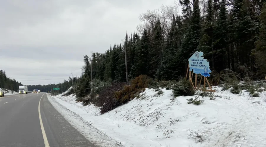 Treaty #3 unveils new signage