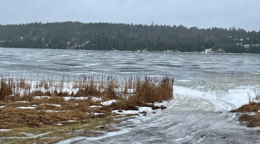 birch-lake-frozen Control Board issues flooding advisory