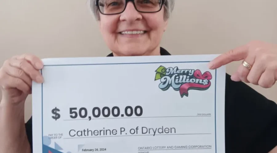 Merry Millions winner in Dryden