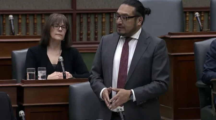 sol-mamakwa-feb-22-2024 MPP questions government commitment to home care