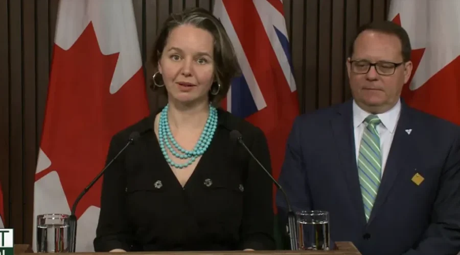 aislinn-clancy-and-mike-schreiner-mar-25-2024 Green Party offers budget suggestions