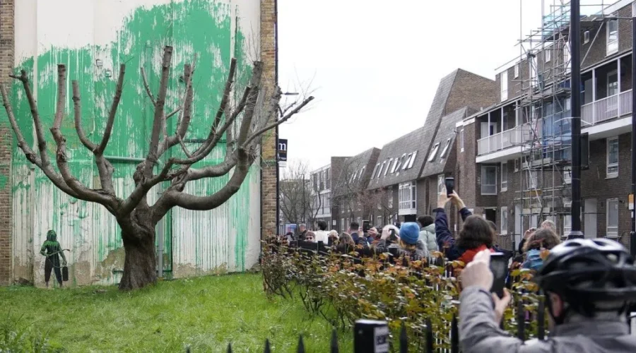 Banksy Strikes again in London, UK.