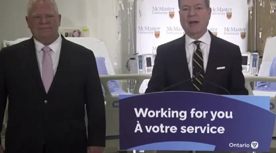 ford-peter-beth Budget day in Ontario