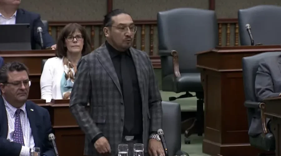 sol-mamakwa-apr-25-2024 MPP questions consultation efforts with First Nations