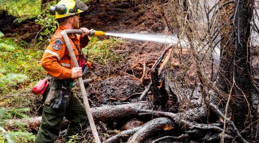 Firerangers making progress on fire outside of Kasabonika Lake First Nation