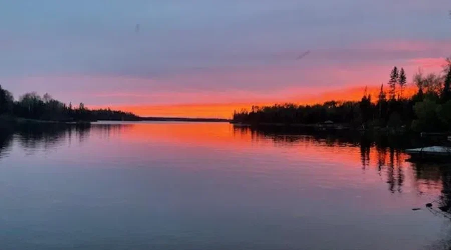 Red Lake Sunset