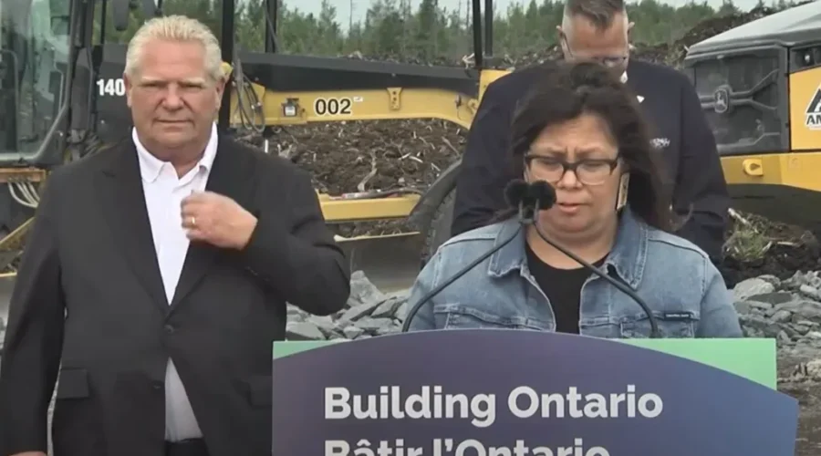 Ginoogaming First Nation participates in partnership announcement under duress