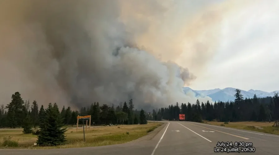 jasper-wildfire Hundreds of wildfires burning across Canada