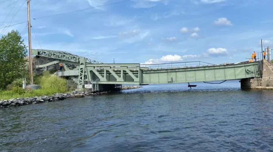 collapsed-rail-bridge Transport Canada monitoring rail bridge collapse