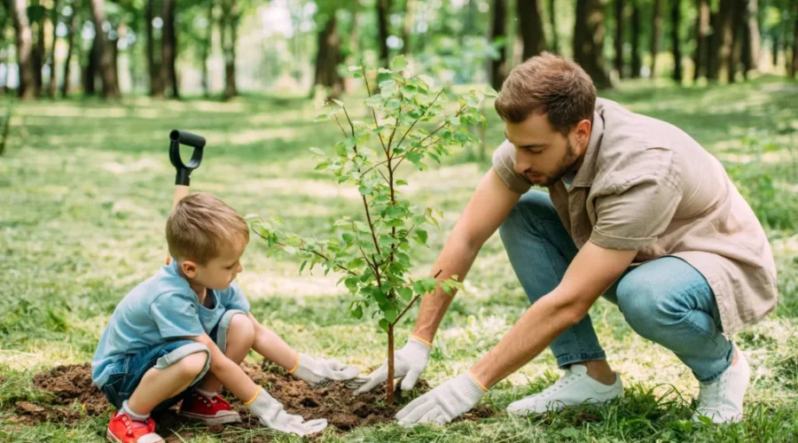 197149682 Volunteers across Canada will plant a tree today