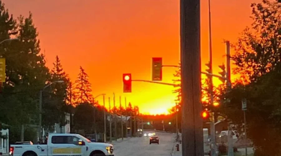 Red sky by morning…