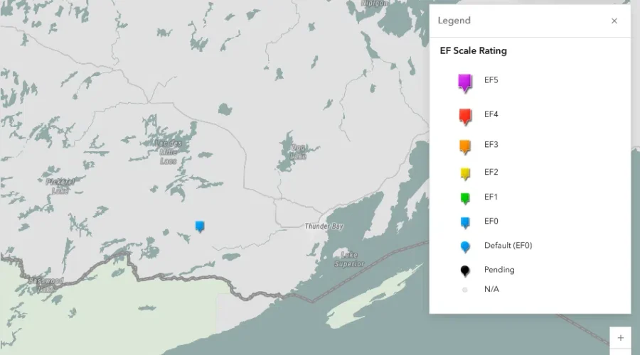 marks-lake-tornado Small tornado confirmed in NWO