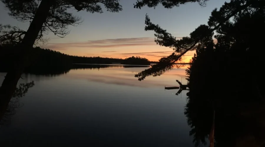 Sunset Over Eagle Lake