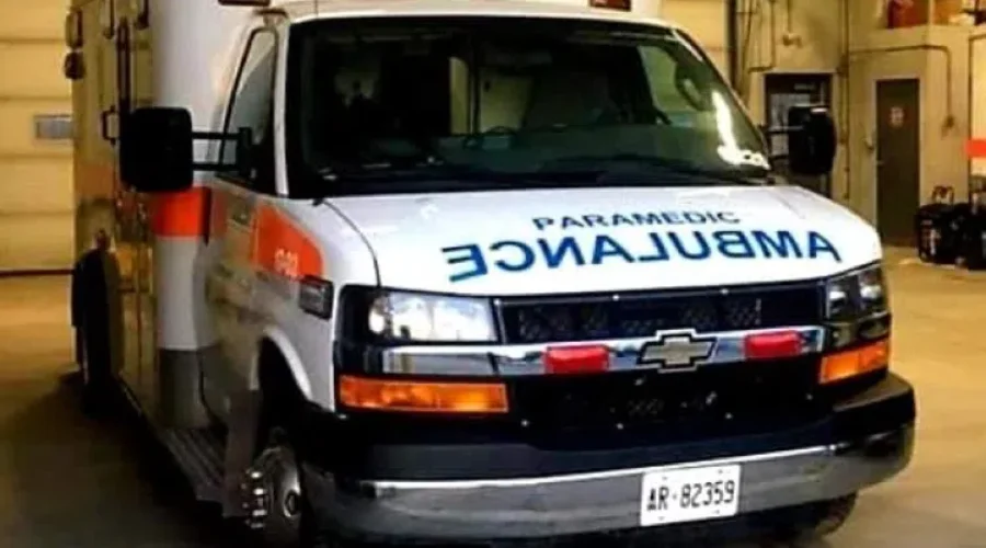 ambulance-in-garage NDP propose task force to review ambulance services