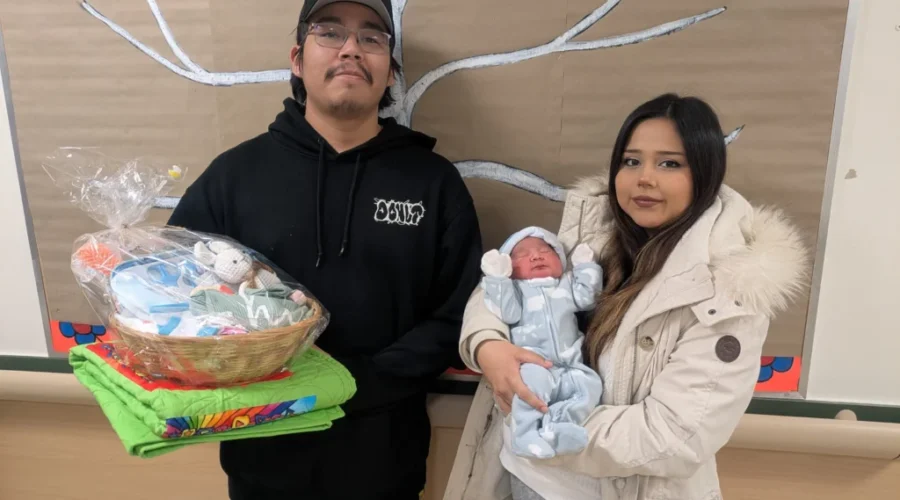 Two babies born in the region on New Years Day