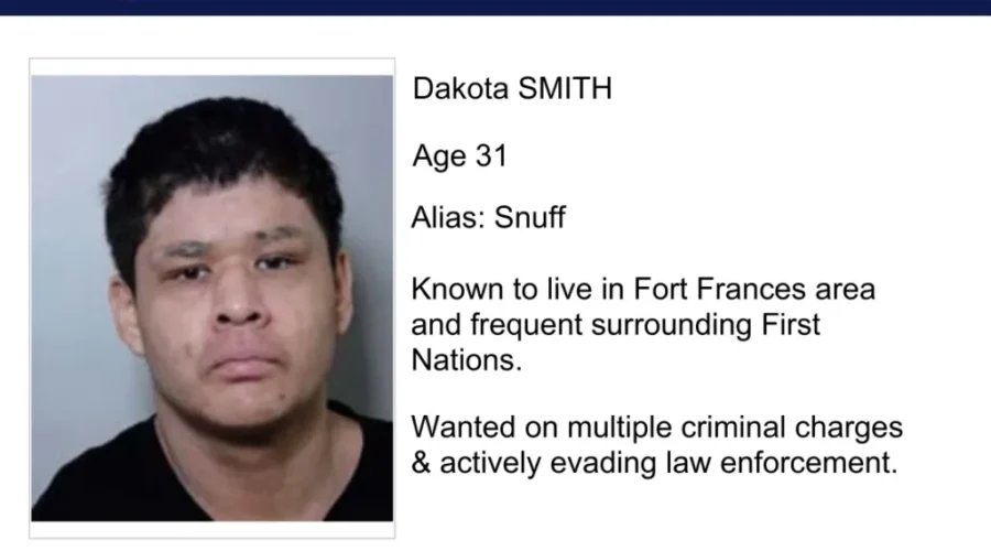 wanted-dakota-smith One man in custody, two still being sought by local police