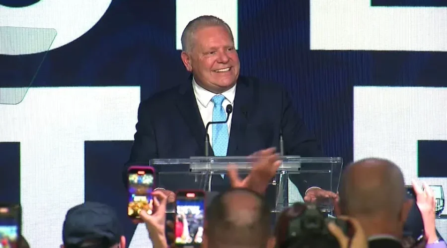 Ford wins historic election, Liberals regain party status