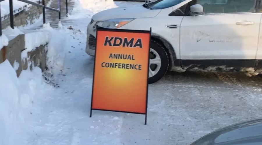 kdma-sign-ear-falls KDMA meets again in Kenora