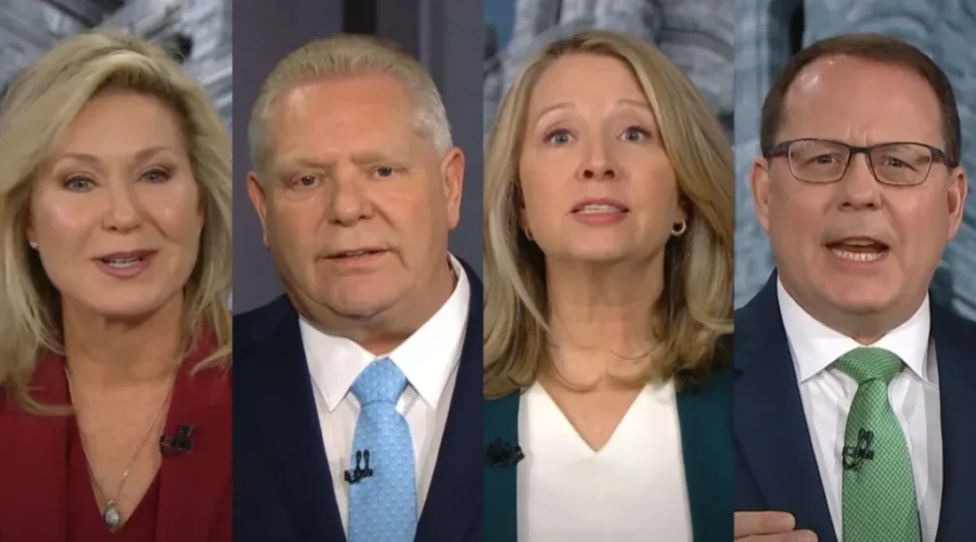 Ontario leaders debate ahead of election, focuses on key issues