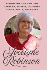 Jocelyne Renee Mary Robinson