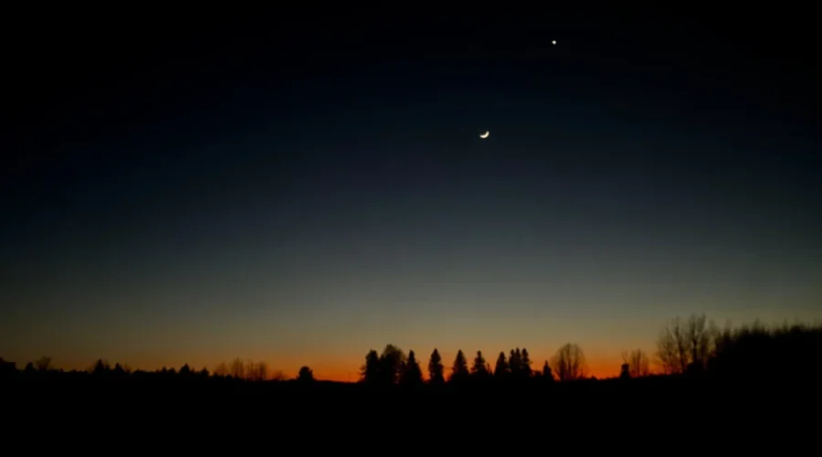 Dryden Area Star Sunset