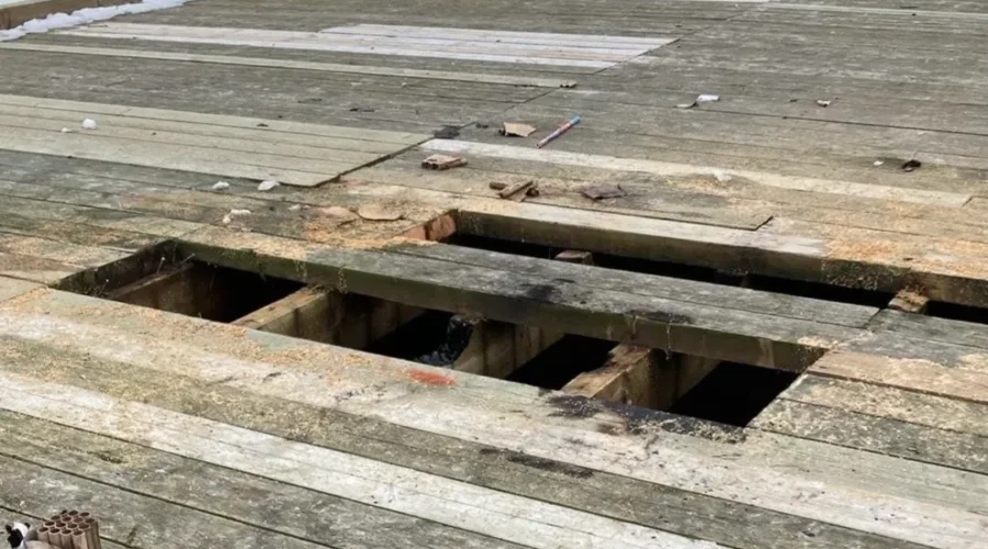 Police investigating after Dryden dock damaged in fire