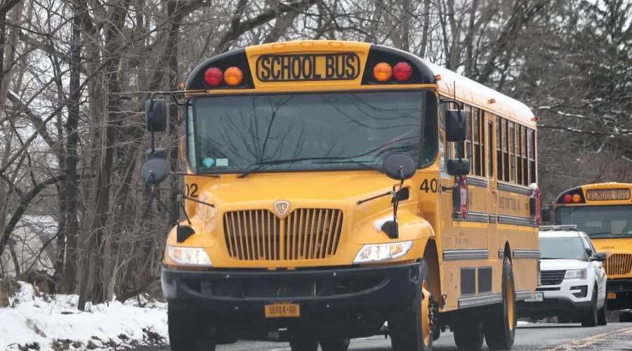 School buses cancelled due to spring snowstorm