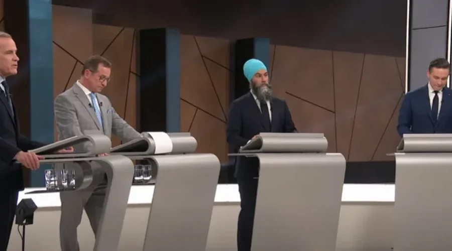 french-debate-cpac Carney and Poilievre clash on economy, align on pipelines in leaders’ debate