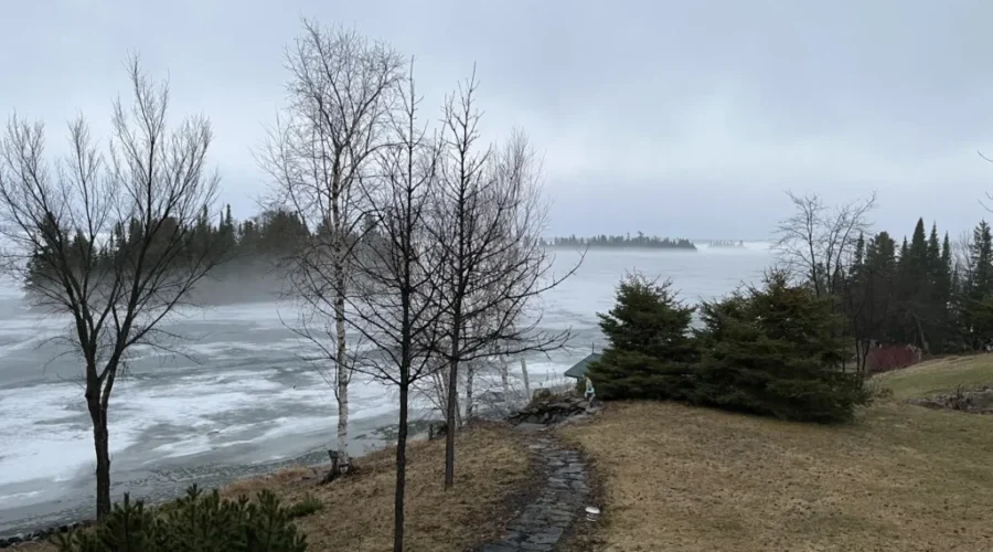 Misty Evening on Wabigoon Lake
